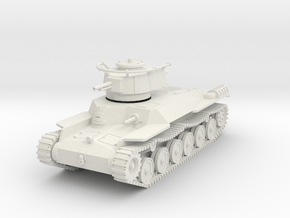 PV52A Type 97 Chi Ha Command (28mm) in White Natural Versatile Plastic
