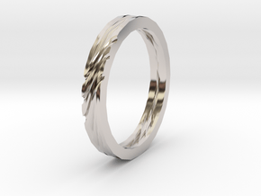 SWIRL ring | size: 6.5 in Platinum
