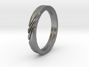 SWIRL ring | size: 6.5 in Natural Silver
