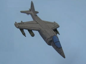 1/285 Scale Harrier w/Ordnance in White Natural Versatile Plastic