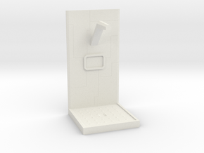 Future Shower Unit w/ Tech Lines 28mm to 32mm in White Natural Versatile Plastic