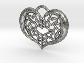 Twilight Princess Piece of Heart Webbing in Natural Silver