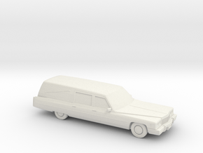 1975 Cadillac  Hearse in White Natural Versatile Plastic