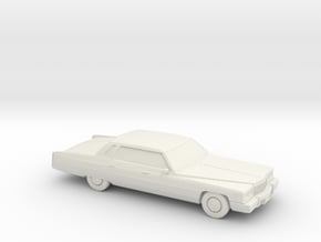 1/87 1975 Cadillac Sedan Deville in White Natural Versatile Plastic