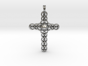 Design CROSS Jewelry Pendant in Silver | Gold  in Natural Silver