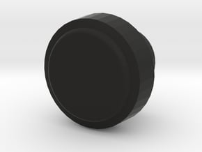Toyota Radio Knob (inner) - Low Polygon in Black Natural Versatile Plastic
