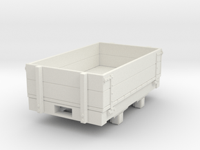 Gn15 small 5ft Dropside wagon in White Natural Versatile Plastic