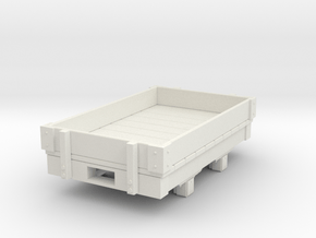 Gn15 small 5ft  1 plank wagon  in White Natural Versatile Plastic