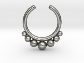 Septum Ring 1.5mm in Natural Silver