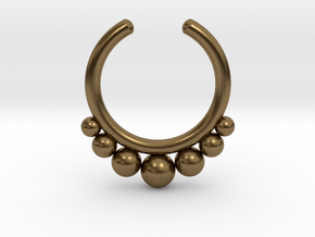 Septum Ring 1.5mm in Natural Bronze