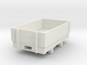 Gn15 small 5ft 2 plank open wagon in White Natural Versatile Plastic