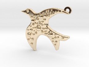 Fly Pendant in 14K Yellow Gold