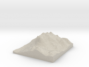 Model of Mount Rushmore Memorial in Natural Sandstone