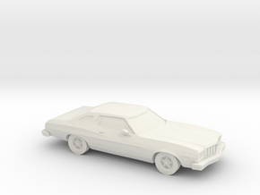 1/87 1974 Ford Torino  in White Natural Versatile Plastic