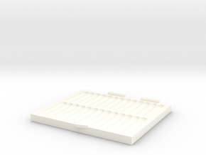 Portable Pinning Mat in White Processed Versatile Plastic