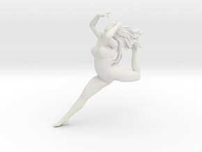 Dancer  in White Natural Versatile Plastic