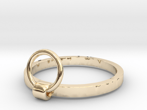 Horse Tie Ring - Sz. 5 in 14K Yellow Gold