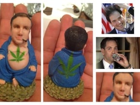 Cotton Mouth Marco Rubio Inaction Figure in Full Color Sandstone