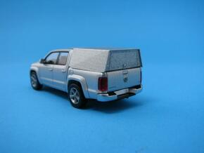 HO/1:87 Pickup cap + box set VW Amarok in Smooth Fine Detail Plastic