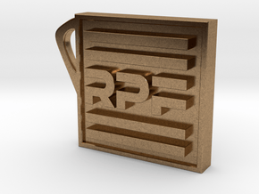 The RPF keyring - Craft your fandom in Natural Brass
