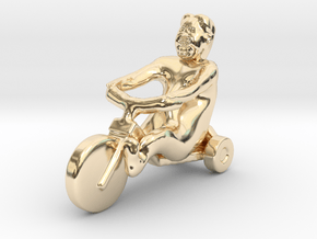 I want to ride Un Bicycle in 14K Yellow Gold