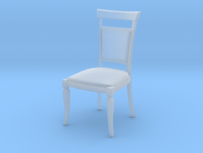 Miniature 1:48 Dining Chair in Tan Fine Detail Plastic