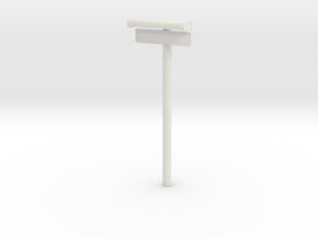 1/22,5 - DSB Stations lampe med stations skilt (VI in White Natural Versatile Plastic