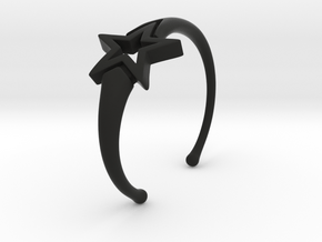 UpStar Bracelet (Size M) in Black Natural Versatile Plastic