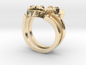 V-Twin Ring (8.5) in 14K Yellow Gold