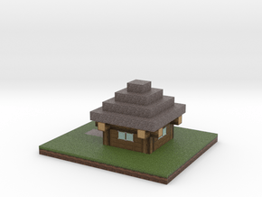 Minecraft house in Full Color Sandstone