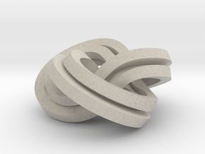 Torus Knot Knot (2,3),(3,2) in Natural Sandstone