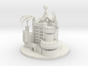 Devil castle in White Natural Versatile Plastic