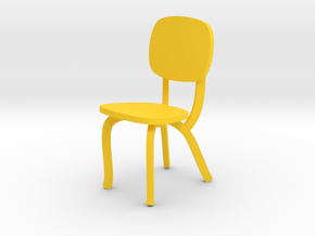 FAIRLINE CHAIR by RJW Elsinga 1:10 in Yellow Processed Versatile Plastic