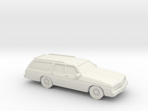 1/87 1985 Oldsmobil Custom Cruiser  in White Natural Versatile Plastic