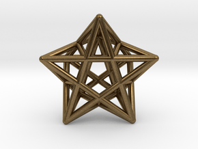 Star Pendant #2 in Natural Bronze