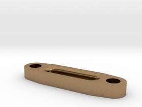 Hawse Fairlead Rounded in Natural Brass