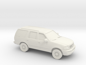 1/87 1999 Ford Expedition in White Natural Versatile Plastic