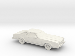 1/87 1977 Ford Thunderbird in White Natural Versatile Plastic