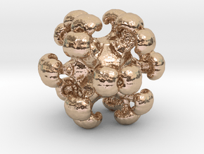 MengerSpore earring / pendant in 14k Rose Gold