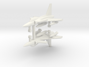 1/285 SAAB JAS 39 Gripen (x2) in White Natural Versatile Plastic