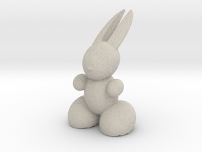Rabbit Robot in Natural Sandstone
