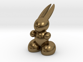 Rabbit Robot in Natural Bronze