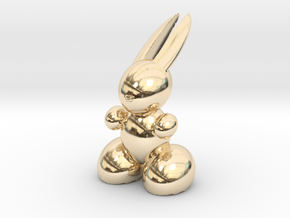 Rabbit Robot in 14K Yellow Gold