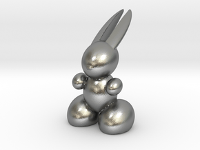 Rabbit Robot (small) in Natural Silver