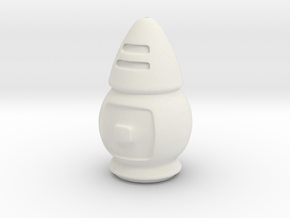 XmasRobotSTL in White Natural Versatile Plastic