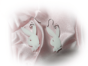 Earring in White Natural Versatile Plastic