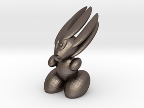 Rabbitrobot mk V in Polished Bronzed Silver Steel