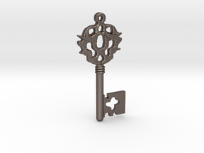 Franklin's Key to Purgatory from Sleepy Hollow in Polished Bronzed Silver Steel