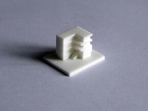 House 10 in White Natural Versatile Plastic