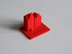 Amsterdam Souvenir in Red Processed Versatile Plastic